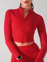 Thumbnail 1 of Phantom Waist Jacket - Lipstick Red, 1 of 7