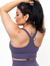 Thumbnail 6 of Bloom Sports Bra - Shadow Berry, 6 of 6