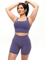 Thumbnail 4 of Bloom Sports Bra - Shadow Berry, 4 of 6