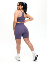 Thumbnail 5 of Bloom Sports Bra - Shadow Berry, 5 of 6