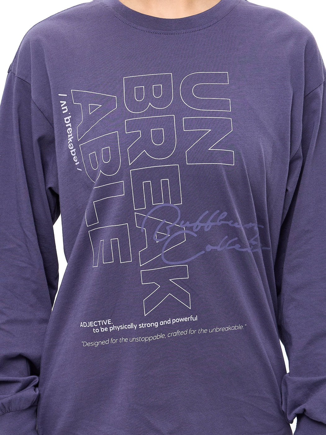 Definition Long Sleeve Tee - Shadow Berry