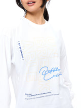 Thumbnail 1 of Definition Long Sleeve Tee - White, 1 of 5