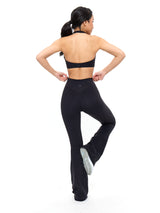 Thumbnail 5 of Poshknit Flare Legging - Onyx Black, 5 of 5