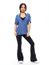 Thumbnail 6 of V Neck Pump Cover - Denim Blue, 6 of 7