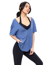 Thumbnail 2 of V Neck Pump Cover - Denim Blue, 2 of 7
