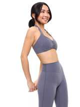 Thumbnail 4 of Poshknit Scrunch Halter Sports Bra - Anchor, 4 of 4