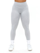 Thumbnail 6 of Dream Heathered Legging 26" - Heather Grey, 6 of 6