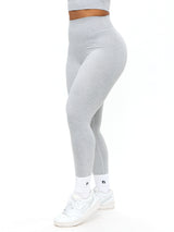 Thumbnail 4 of Dream Heathered Legging 26" - Heather Grey, 4 of 6