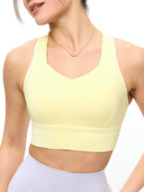 Thumbnail 1 of Twilight Dream Heather Sports Bra - Heather Sunbeam, 1 of 5