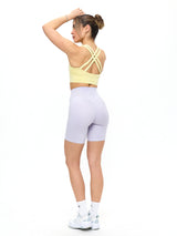 Thumbnail 5 of Twilight Dream Heather Sports Bra - Heather Sunbeam, 5 of 5