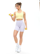 Thumbnail 2 of Twilight Dream Heather Sports Bra - Heather Sunbeam, 2 of 5