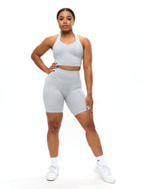 Thumbnail 5 of Twilight Dream Heather Sports Bra - Heather Grey, 5 of 8