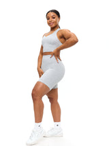 Thumbnail 4 of Twilight Dream Heather Sports Bra - Heather Grey, 4 of 8