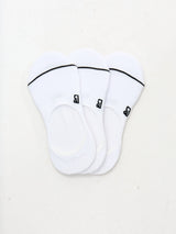 Thumbnail 2 of 3 Pack No Show Socks - White, 2 of 5
