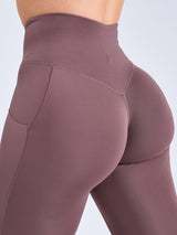 Thumbnail 3 of Colorado Pocket Legging - Mocha Berry, 3 of 7