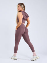 Thumbnail 4 of Colorado Pocket Legging - Mocha Berry, 4 of 7