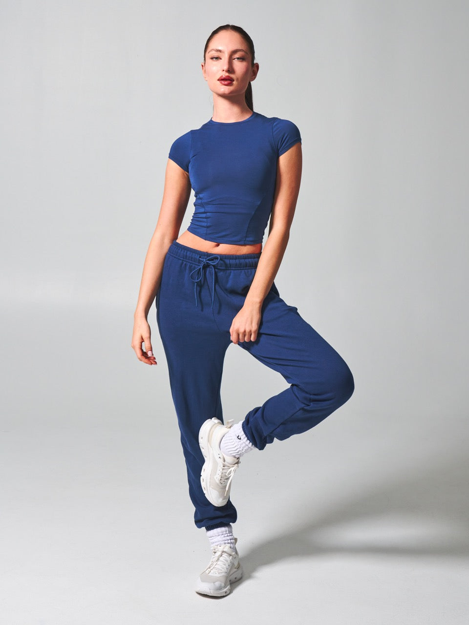 Halo Baby Tee - Baked Blue