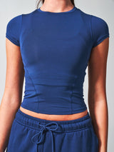 Thumbnail 1 of Halo Baby Tee - Baked Blue, 1 of 6