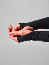 Thumbnail 5 of Halo Long Sleeve Hip Tee - Onyx Black, 5 of 6