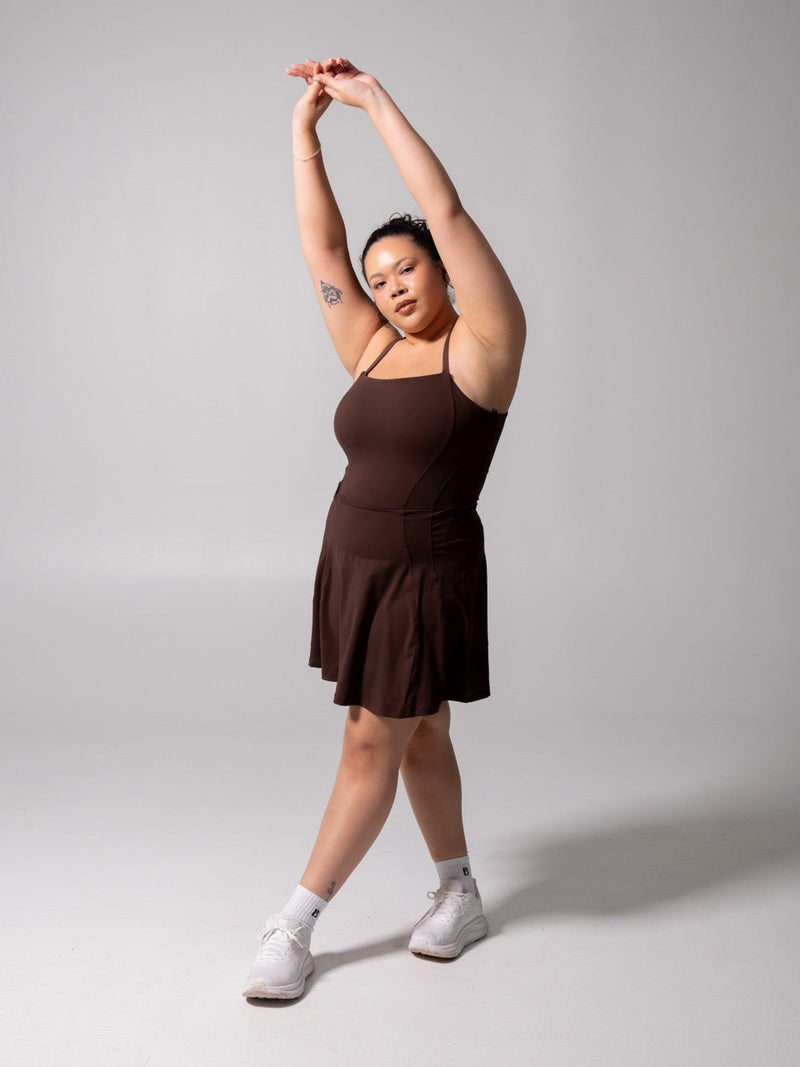 Bend and Snap Dress - Espresso