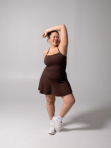 Thumbnail 1 of Bend and Snap Dress - Espresso, 1 of 7