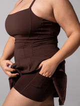 Thumbnail 5 of Bend and Snap Dress - Espresso, 5 of 7