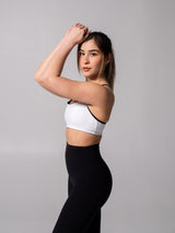 Thumbnail 6 of Reversible Sports Bra - Onyx Black and White, 6 of 8