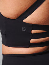 Thumbnail 6 of Candy Wrap Sports Bra - Onyx Black, 6 of 6