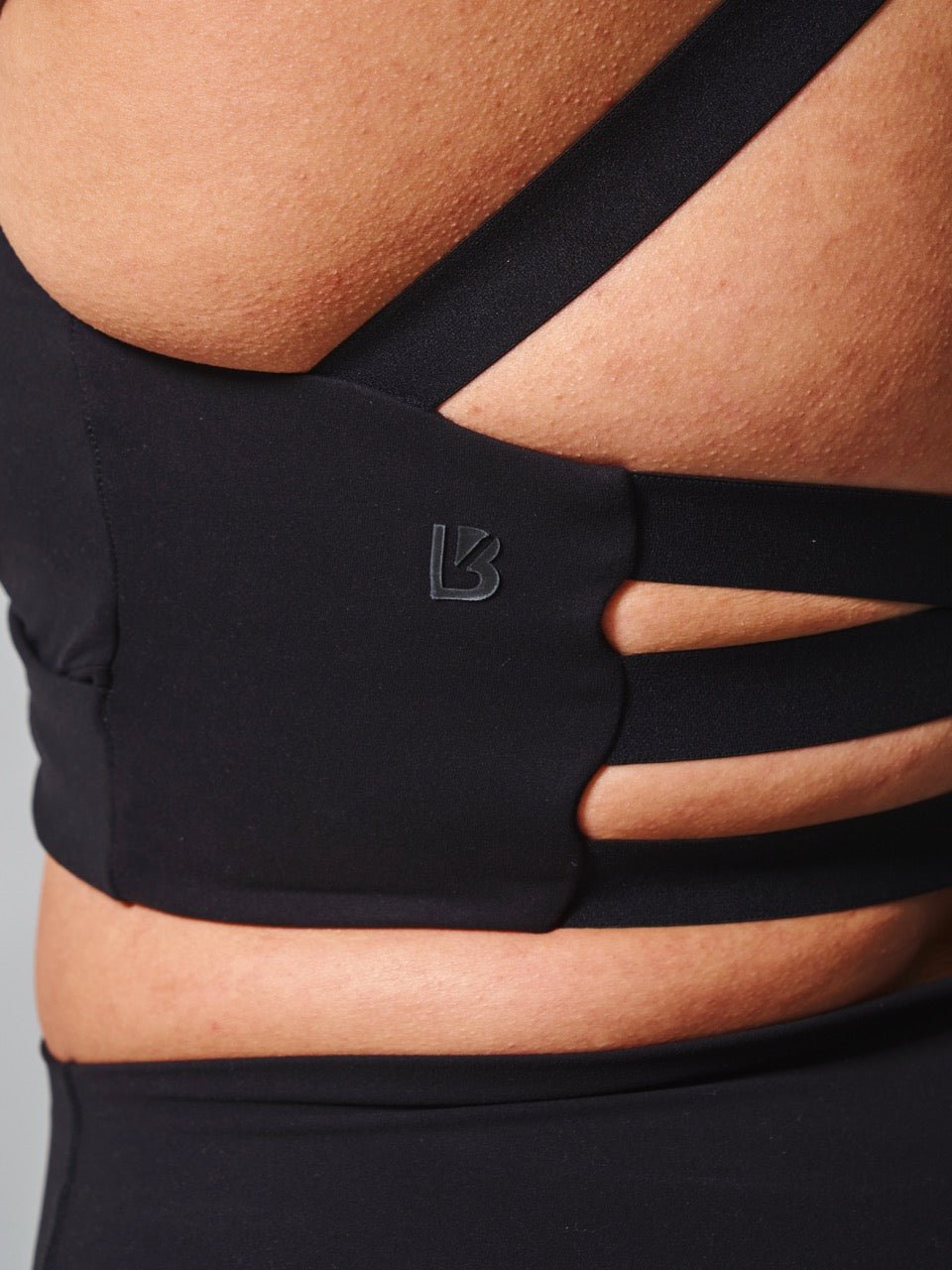 Candy Wrap Sports Bra - Onyx Black