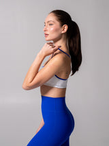 Thumbnail 6 of Reversible Sports Bra - Rio Blue and White, 6 of 10