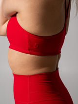 Thumbnail 9 of Reversible Sports Bra - Lipstick Red and Miami Vice, 9 of 10