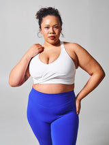 Thumbnail 2 of Candy Wrap Sports Bra - White, 2 of 7