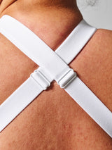 Thumbnail 6 of Candy Wrap Sports Bra - White, 6 of 7