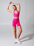 Candy Wrap Sports Bra - Miami Vice