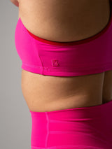 Thumbnail 10 of Reversible Sports Bra - Lipstick Red and Miami Vice, 10 of 10