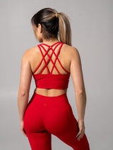 Thumbnail 4 of Revolution Sports Bra - Lipstick Red, 4 of 5
