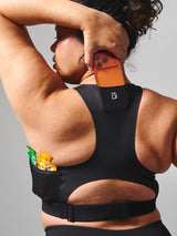 Thumbnail 6 of Wicked Zip Sports Bra - Onyx Black, 6 of 6