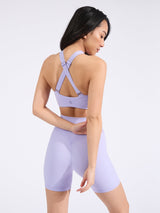 Thumbnail 2 of Candy Crew Sports Bra - Lavender Haze, 2 of 6