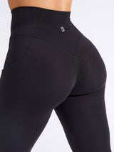 Thumbnail 5 of Contour Pocket Flare Legging - Onyx Black, 5 of 6