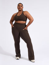 Thumbnail 1 of Candy Wrap Sports Bra - Cold Brew, 1 of 7