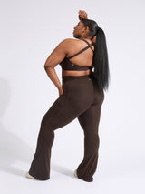Thumbnail 2 of Candy Wrap Sports Bra - Cold Brew, 2 of 7