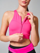 Thumbnail 2 of Wicked Zip Sports Bra - Miami Vice, 2 of 11