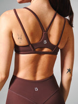 Thumbnail 5 of Elysium Sports Bra - Espresso, 5 of 5