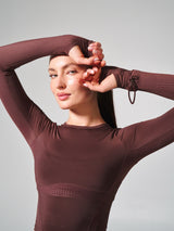 Thumbnail 1 of Storm Waist Top - Espresso, 1 of 10