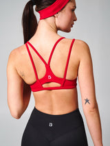 Thumbnail 5 of Elysium Sports Bra - Lipstick Red, 5 of 6