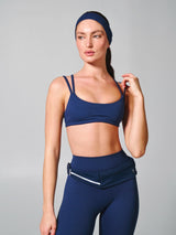 Thumbnail 1 of Elysium Sports Bra - Baked Blue, 1 of 6