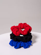Thumbnail 1 of 3 Pack Micro Nubre Scrunchie - Essential Neutrals, 1 of 5