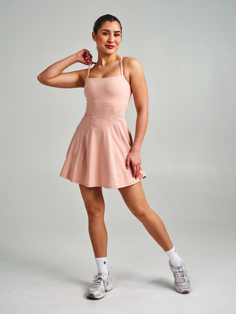 Bend and Snap Dress - Strawberry Milk