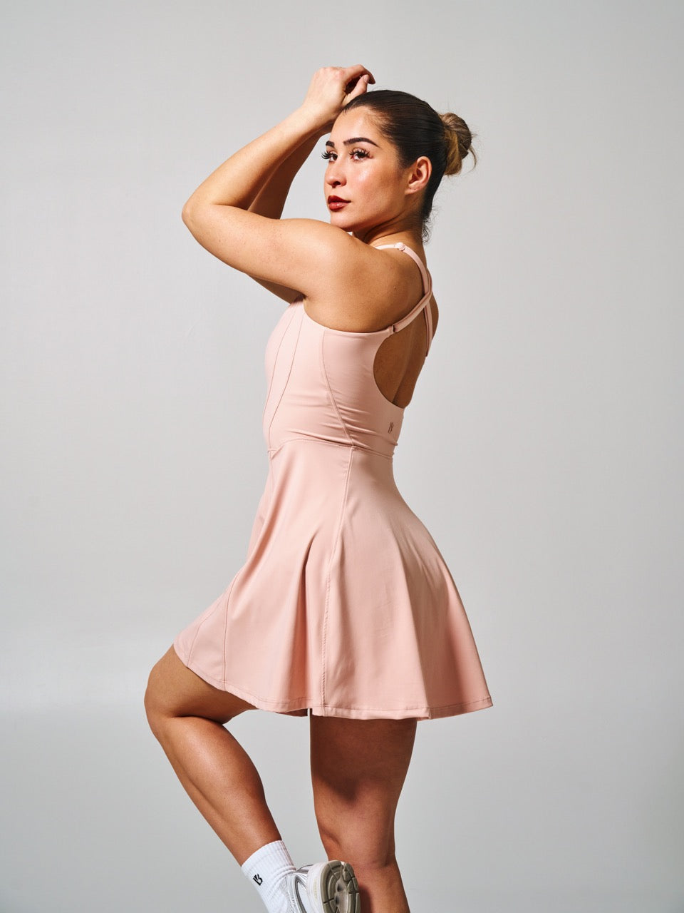 Bend and Snap Dress - Strawberry Milk