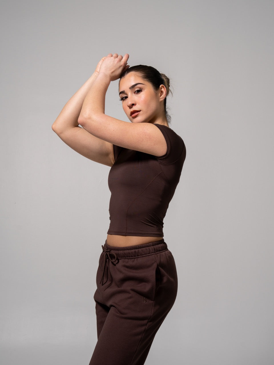 Halo Baby Tee - Espresso